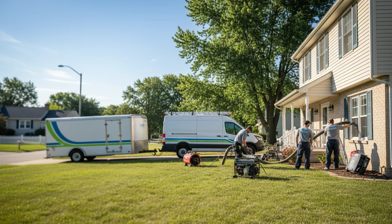 Flooded Basement Restoration And Cleanup With Repair in Holyrood, KS near me